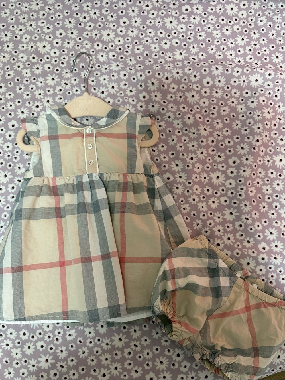 Pre loved baby girl Burberry dress